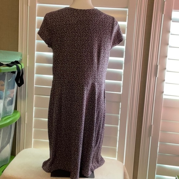 Merona Purple and Gray Sheath Mini Dress Crew Neck - Picture 4 of 8